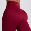 Leggings Super Sculpt senza cuciture in bordeaux Leggings Super Sculpt senza cuciture in bordeaux