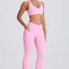 Leggings svasati Soft Active con vita a V e tasche in rosa baby Leggings svasati Soft Active con vita a V e tasche in rosa baby