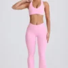 Leggings svasati Soft Active con vita a V e tasche in rosa baby Leggings svasati Soft Active con vita a V e tasche in rosa baby