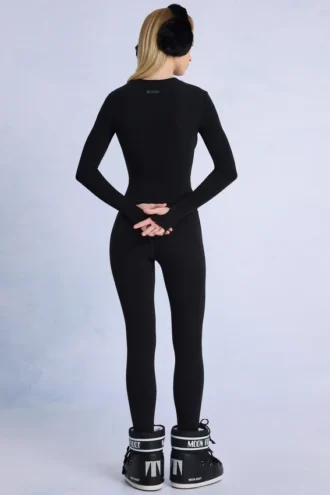 Leggings termici in nero