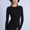 Maglia termica a maniche lunghe in nero
