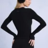 Maglia termica a maniche lunghe in nero