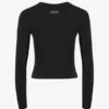 Maglia termica a maniche lunghe in nero