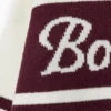 Maglione oversize a collo alto in maglia bordeaux Maglione oversize a collo alto in maglia bordeaux