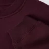 Maglione oversize a girocollo in bordeaux