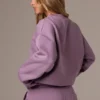 Maglione oversize a girocollo in Dusk