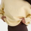 Maglione oversize in maglia a coste color limone Maglione oversize in maglia a coste color limone