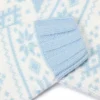 Maglione oversize in maglia jacquard blu polvere Maglione oversize in maglia jacquard blu polvere