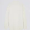 Maglione oversize in maglia morbida color avorio Maglione oversize in maglia morbida color avorio