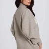 Maglione oversize in maglia morbida, color beige Maglione oversize in maglia morbida, color beige