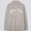 Maglione oversize in maglia morbida, color beige Maglione oversize in maglia morbida, color beige
