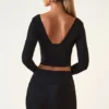 Mini gonna a vita media con drappeggio frontale in TENCEL™ Modal, colore nero Mini gonna a vita media con drappeggio frontale in TENCEL™ Modal, colore nero