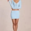 Mini gonna in pizzo Elowise in blu polvere Mini gonna in pizzo Elowise in blu polvere