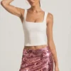 Mini gonna Lunara con paillettes in rosa Mini gonna Lunara con paillettes in rosa