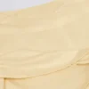 Mini gonna-pantaloncino incrociata in jersey spazzolato melange limone Mini gonna-pantaloncino incrociata in jersey spazzolato melange limone