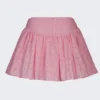 Mini gonna Thia con fiocco in broderie anglaise rosa tenue Mini gonna Thia con fiocco in broderie anglaise rosa tenue