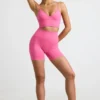 Mini shorts a vita alta Define Luxe in rosa shocking Mini shorts a vita alta Define Luxe in rosa shocking