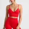 Mini shorts a vita alta Define Luxe in rosso Mini shorts a vita alta Define Luxe in rosso