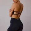 Mini shorts a vita alta in nero Mini shorts a vita alta in nero