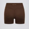 Mini shorts con arricciature in Pecan Marl Mini shorts con arricciature in Pecan Marl