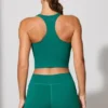 Mini shorts con vita arricciata e tasche in verde acqua Mini shorts con vita arricciata e tasche in verde acqua