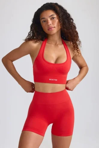 Mini shorts Define Luxe in rosso papavero