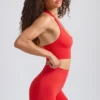 Mini shorts Define Luxe in rosso papavero