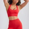 Mini shorts Define Luxe in rosso papavero