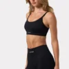 Mini shorts FlexiRib in nero