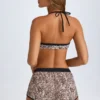 Mini shorts Praia con stampa leopardata Mini shorts Praia con stampa leopardata