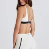 Mini shorts Soft Active a contrasto in avorio Mini shorts Soft Active a contrasto in avorio