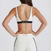 Mini shorts Soft Active a contrasto in avorio Mini shorts Soft Active a contrasto in avorio