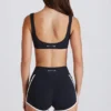 Mini shorts Soft Active a contrasto in nero Mini shorts Soft Active a contrasto in nero