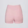 Mini shorts Soft Active avvolgenti a contrasto in rosa cipria Mini shorts Soft Active avvolgenti a contrasto in rosa cipria