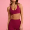 Mini shorts Soft Active in bordeaux