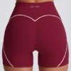 Mini shorts Soft Active in bordeaux