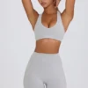 Mini shorts Soft Active in grigio melange