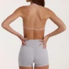 Mini shorts Soft Active in grigio melange