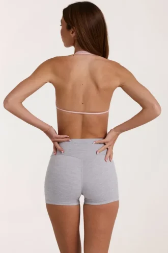 Mini shorts Soft Active in grigio melange