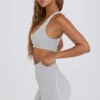 Mini shorts Soft Active in grigio melange