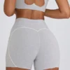 Mini shorts Soft Active in grigio melange
