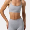 Mini shorts Soft Active in grigio melange Mini shorts Soft Active in grigio melange