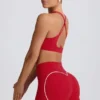 Mini shorts Soft Active in rosso acceso