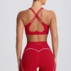 Mini shorts Soft Active in rosso acceso