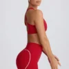 Mini shorts Soft Active in rosso acceso