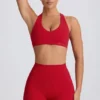 Mini shorts Soft Active in rosso acceso