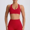 Mini shorts Soft Active in rosso acceso
