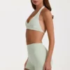 Mini shorts Soft Active in Sage Marl