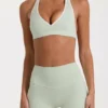 Mini shorts Soft Active in Sage Marl