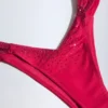 Pacifico, slip bikini con ruches decorativi in rosa lampone Pacifico, slip bikini con ruches decorativi in rosa lampone